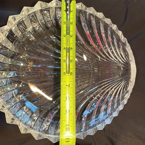 Waterford Crystal clamshell serving bowel.  Vintage, never used - Picture 3 of 5
